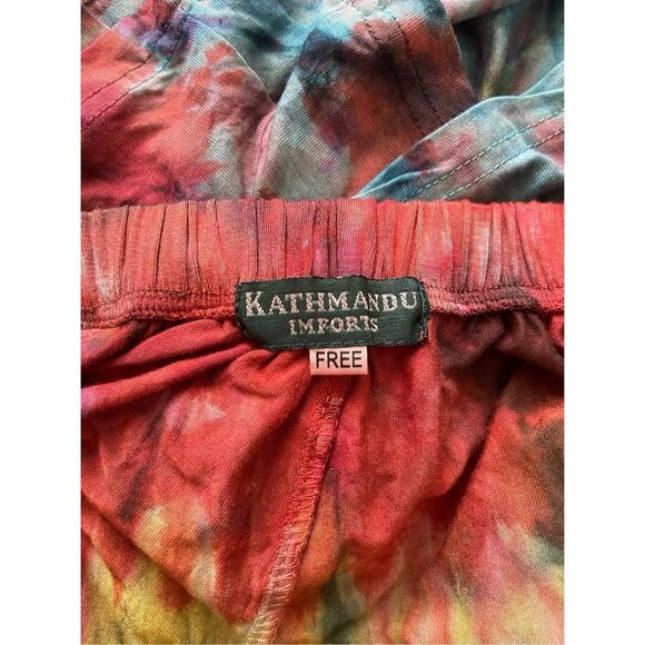 Kathmandu Imports Tie-Dye Romper – Open Back with Bow Tie – Free Size – Viscose - Picture 6 of 6